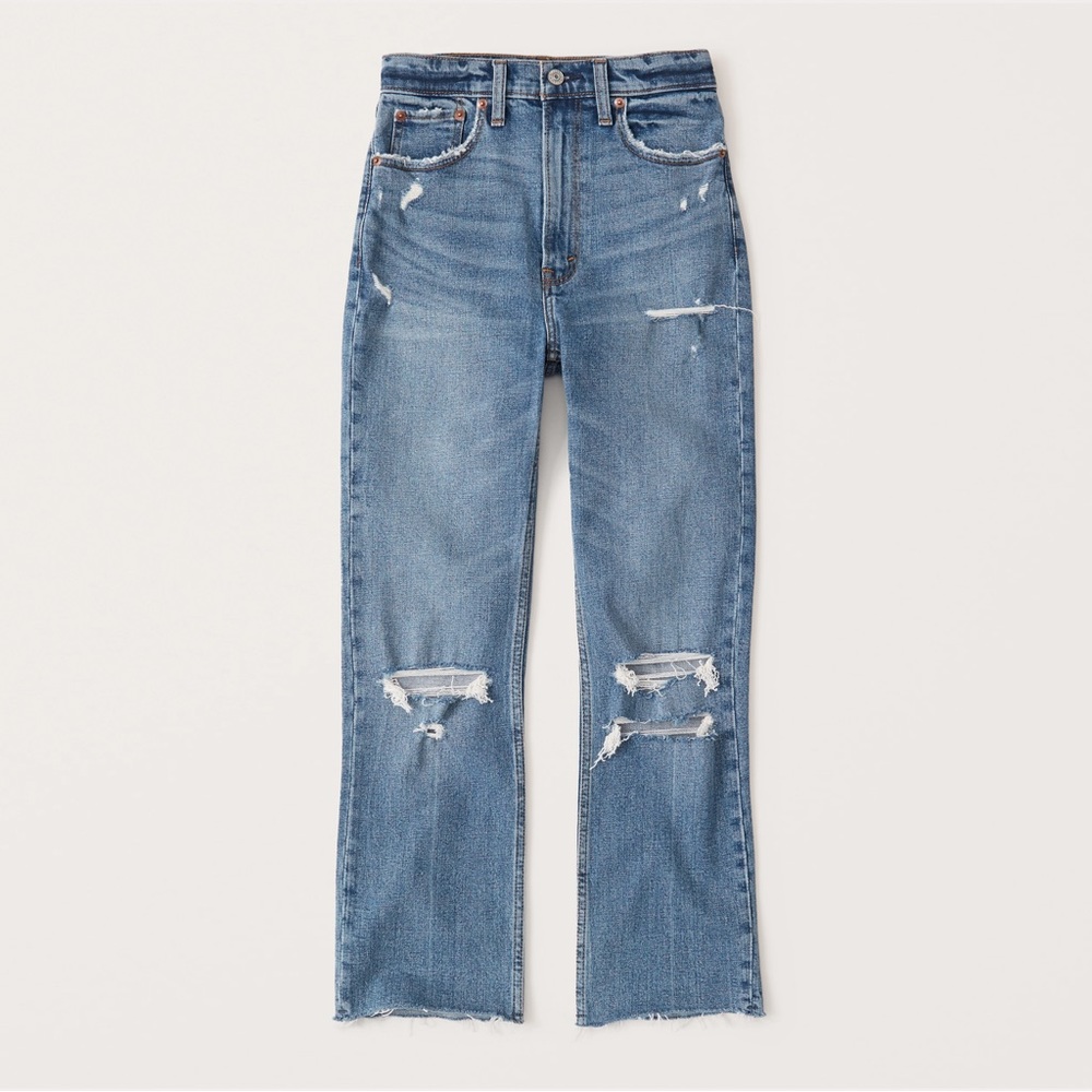 Abercrombie Ultra High Waist Straight Jean